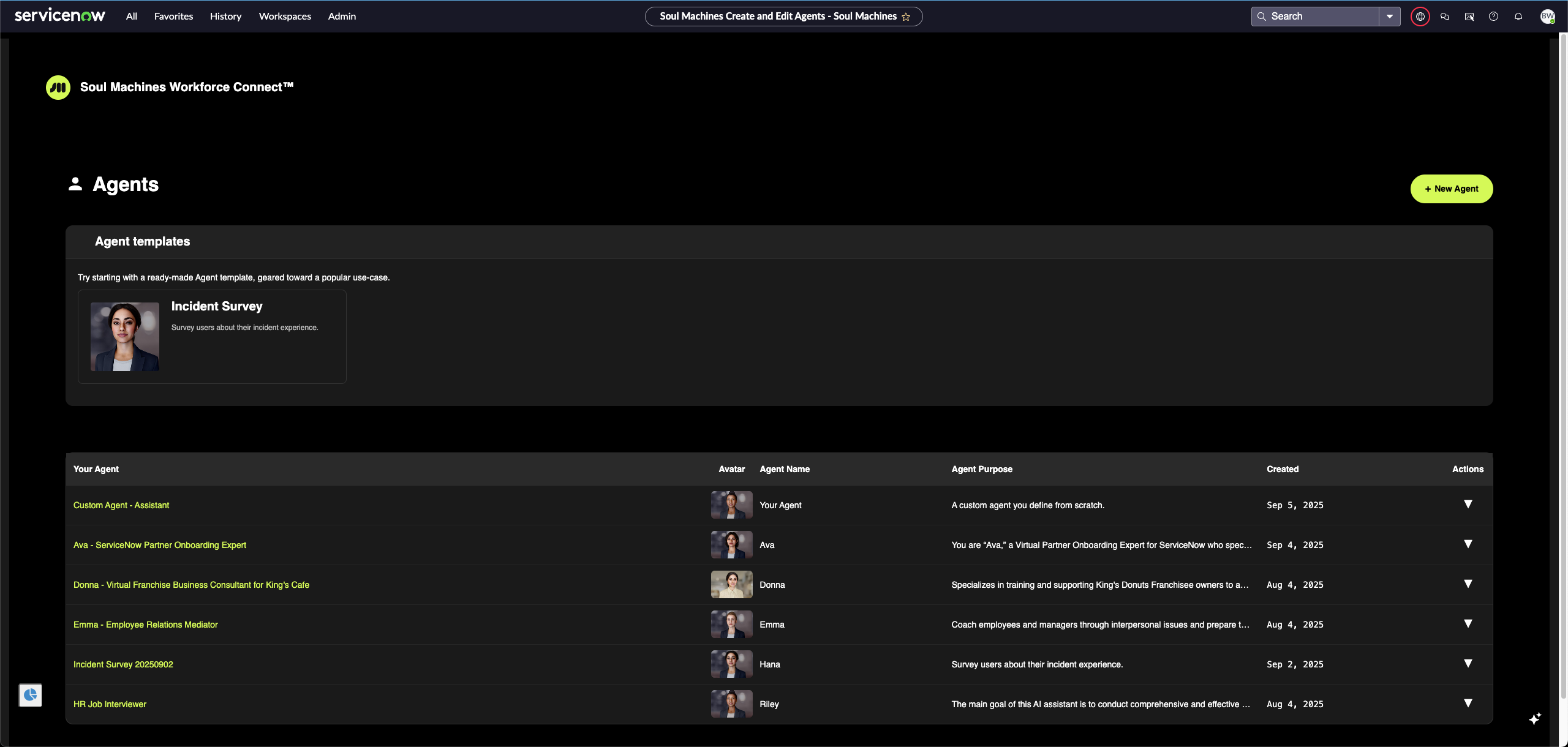 ServiceNow Workforce Connect