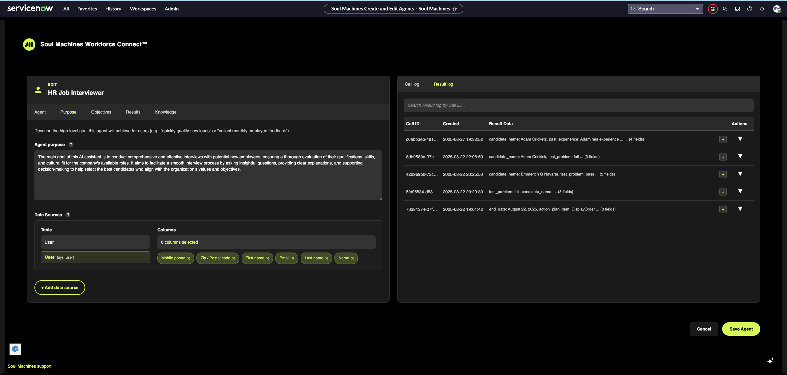 ServiceNow platform integration