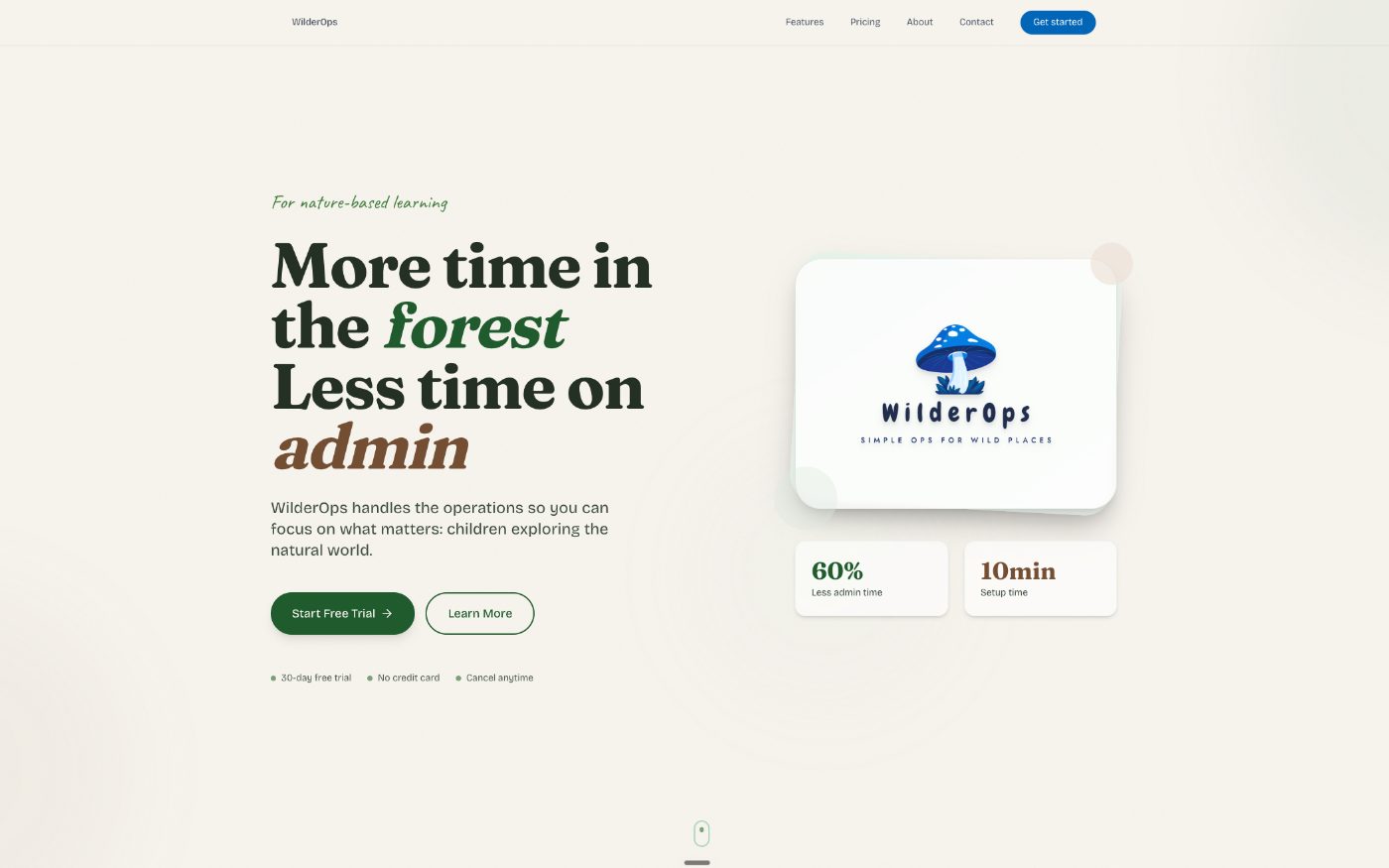 WilderOps childcare platform